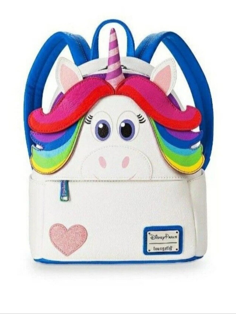 Disney Loungefly Rainbow Unicorn Inside Out Mini Backpack